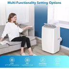 GustoWave Portable Air Conditioner, 14000 BTU AC Unit for Home & Office Use, Rooms Up to 750 Sq.Ft.