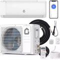 9000 BTU Mini Split AC & Heater - 20 SEER2 Ductless Inverter System, Self-Cleaning, WiFi/Alexa/Remote, Installation Kit, Cools 450 Sq.Ft, US Standard