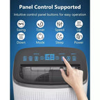 Garvee 14000BTU Portable Air Conditioner  700 Sq Ft Room Cooling, Sleep Mode, 3 Fan Speeds, Remote Control for Home & Office