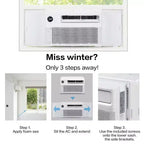 Karl Home 10000 BTU Wi-Fi Enabled Inverter Window Air Conditioner with Remote and APP Control