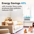 Karl Home 10000 BTU Wi-Fi Enabled Inverter Window Air Conditioner with Remote and APP Control