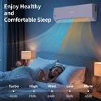 Karl Home 3-Zone 28000 BTU 20 SEER2 Mini Split Air Conditioner with Heat Pump (9K+9K+18K)