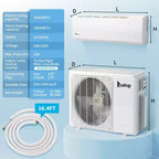Karl Home 20 SEER2 18,000 BTU 1.5 Ton Ductless Mini Split Air Conditioner with Heat Pump 208/230V