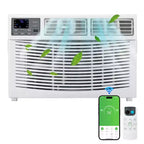 Karl Home 14000 BTU Wi-Fi Enabled Portable All-in-One Window Air Conditioner