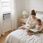 Simzlife 5000 BTU Window Air Conditioner, 2-in-1 AC for 150 Sq.Ft, Easy Installation, Energy-Saving & Quiet Operation, White