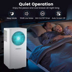 Costway 8200/10000 BTU Portable Air Conditioner 3-in-1 Floor AC Unit with Fan & Dehumidifier