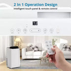 Portable Air Conditioner, 12000 BTU 5-in-1 Portable AC Unit, Cool Fan & Dry Remote Control Up to 550 Sq ft