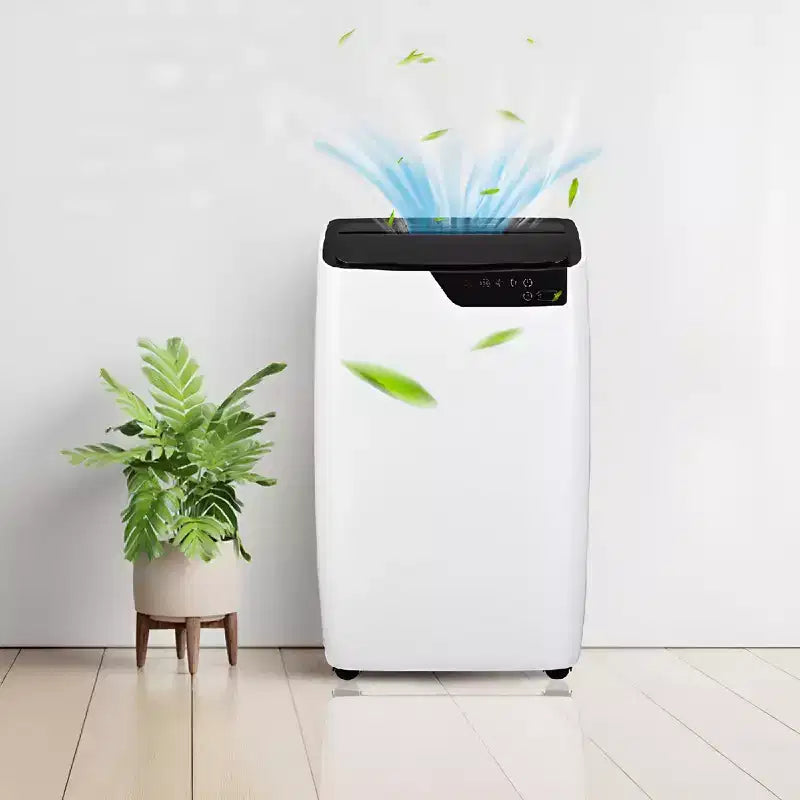 Climatiseur portable 12 000 BTU, climatiseur 3-en-1 avec ventilateur et déshumidificateur, refroidissement silencieux pour les pièces jusqu'à 50 m².