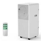 12,000 BTU Portable AC - 3-in-1 White Air Conditioner (1 Pack) for Small Rooms 190-250 Sq.Ft | Drainage-Free with Remote & Window Kit