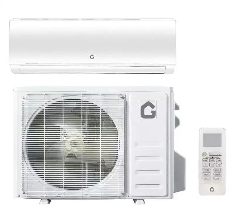 9,000 Btus Mini Split AC, 19 SEER2 Wall Mounted AC with Heat Pump & Installation Kits,Cools up to 450 Sq.Ft, WIFI and Remote Control, 115V