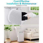 12,000 BTU Portable AC - 1-Pack White Air Conditioner (A018H) for Vine | Full Inspection Required