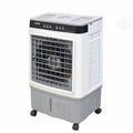 Portable Air Conditioner Fan - 3-Speed White+Grey Evaporative Cooler (1 Pack) | 31L Capacity with Remote for Bedroom/Dorm/Office