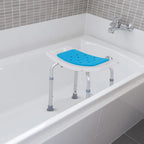 Silla de baño/ducha ajustable con patas antideslizantes