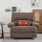 Sillón reclinable grande con función de empuje, almohada de masaje y calefacción