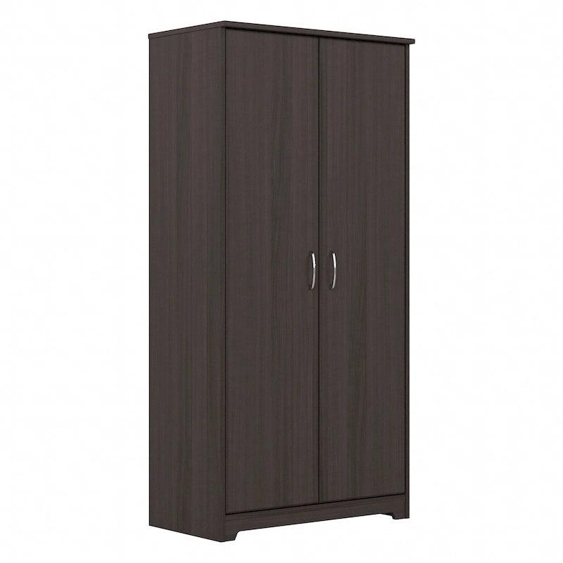 Cabot Tall Storage Cabinet with Doors by Bush Furniture