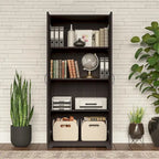 Cabot Tall Storage Cabinet with Doors by Bush Furniture