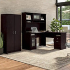 Cabot Tall Storage Cabinet with Doors by Bush Furniture