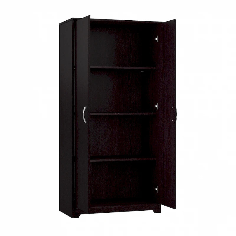 Cabot Tall Storage Cabinet with Doors by Bush Furniture