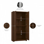 Cabot Tall Storage Cabinet with Doors by Bush Furniture
