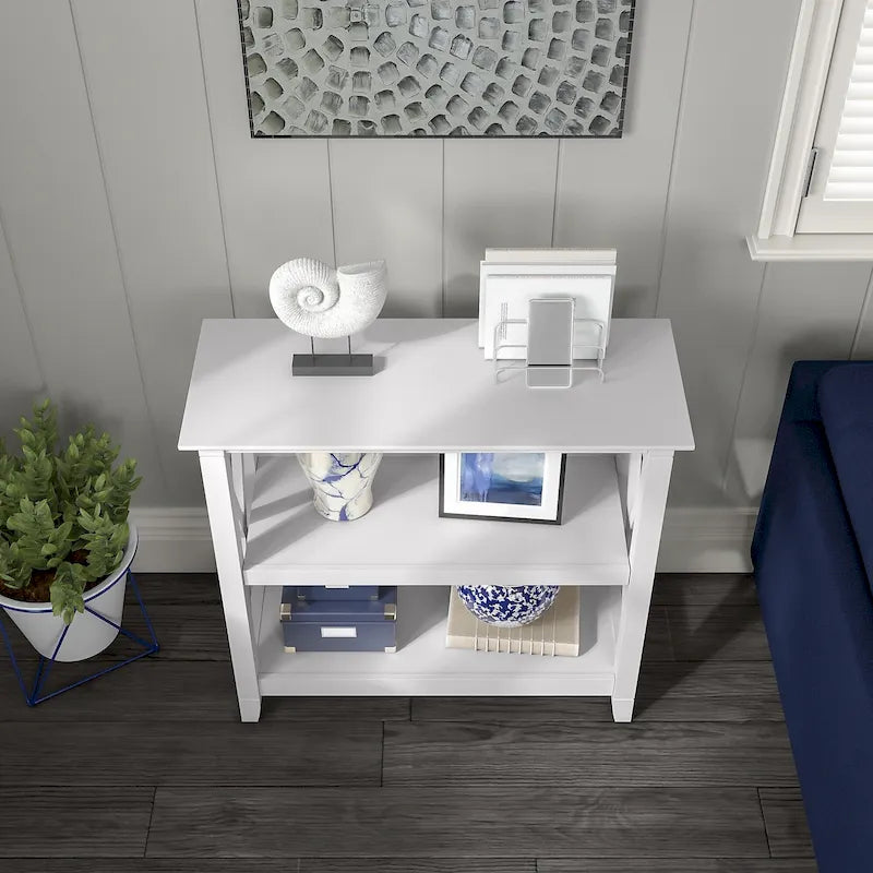 Key West Small 2 Shelf Bookcase by Bush Furniture