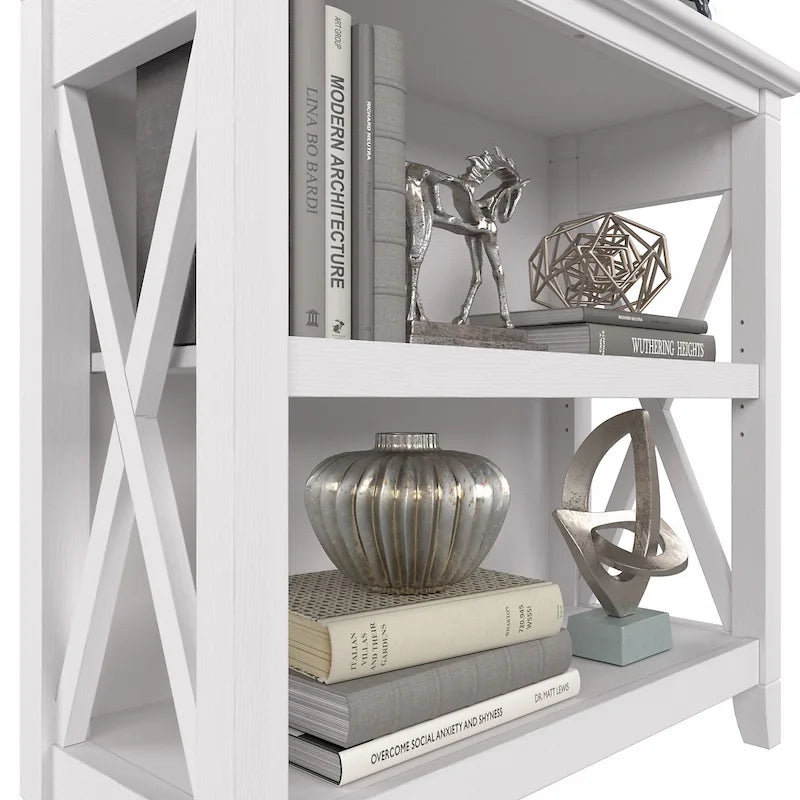 Key West Small 2 Shelf Bookcase by Bush Furniture