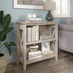 Key West Small 2 Shelf Bookcase by Bush Furniture