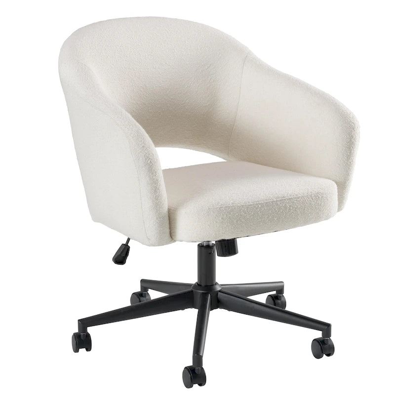 Bush Furniture Fairfax Mid Century Modern Desk Chair for Home Office