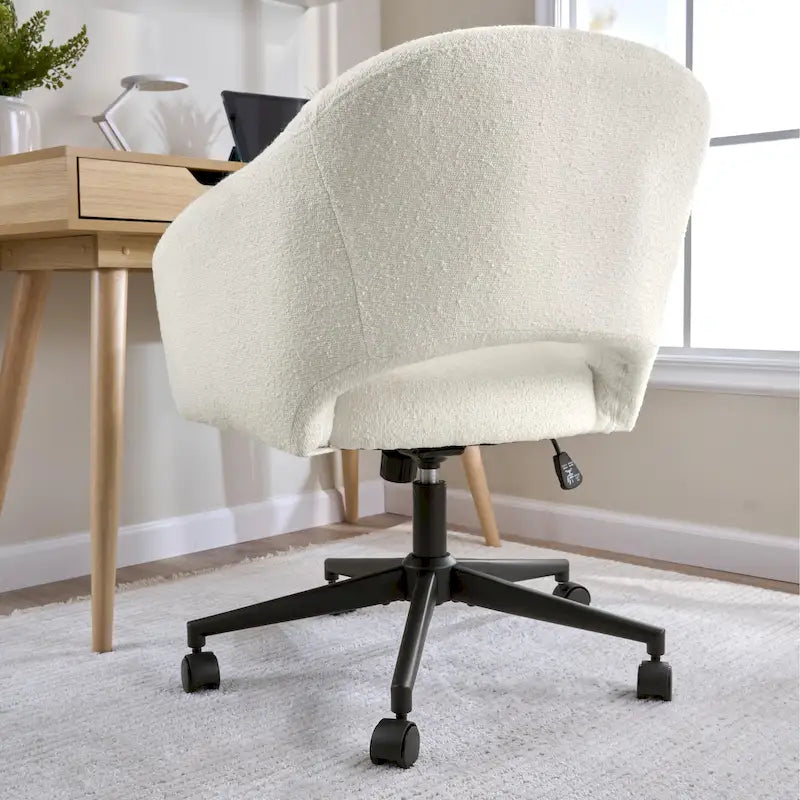 Bush Furniture Fairfax Mid Century Modern Desk Chair for Home Office