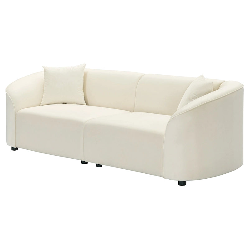 Christopher Knight Home - Allegra Sculptural 87 Curved Sofa