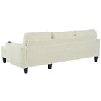 Christopher Knight Home - Reversible Fabric Sleeper L-Shaped Sectional Sofa with Storage Chaise, USB Ports & Cup Holders