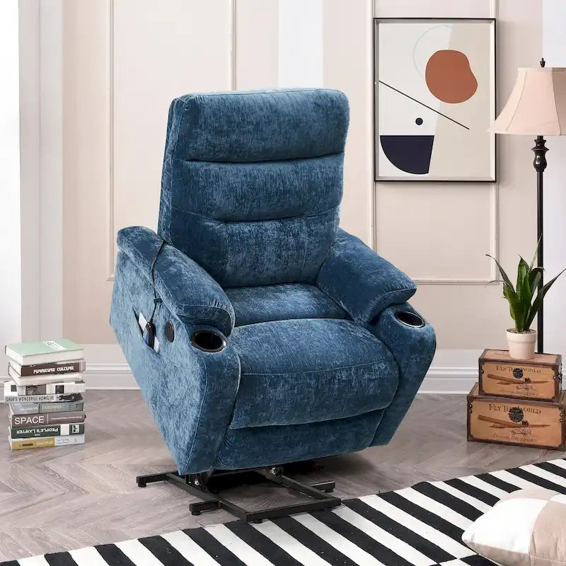 Christopher Knight Home - Liyasi Electric Power Lift Recliner with Massage, Heat, and Convenient Features