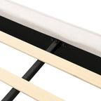 Christopher Knight Home- Cassie Upholstered Bed Frame with Reading Lamp & USB Port