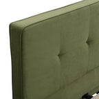 King Size Velvet Bed Frames Upholstered Platform Bed