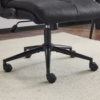 Chaise de bureau pivotante à dossier mi-hauteur 28W avec accoudoirs réglables - N/A
