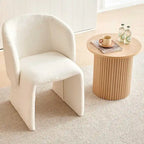 Howtai Barrel Dining Sofa Chairs Upholstered-Fully Wrapped
