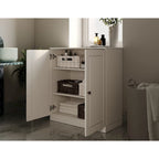 Palace Imports 100% Solid Wood 32 Bathroom Cabinet with Solid Doors and Adjustable Shelves