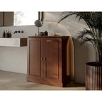 Palace Imports 100% Solid Wood 32 Bathroom Cabinet with Solid Doors and Adjustable Shelves