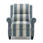Fauteuil inclinable à dossier rembourré avec clous décoratifs (lot de 2)