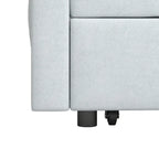 Sofá cama convertible biplaza con respaldo ajustable
