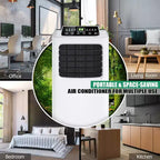 Climatiseur portable 3-en-1 Costway 5500 BTU (9000 BTU ASHRAE) avec déshumidificateur intégré et kit de fenêtre