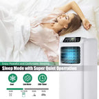 Climatiseur portable 3-en-1 Costway 5500 BTU (9000 BTU ASHRAE) avec déshumidificateur intégré et kit de fenêtre