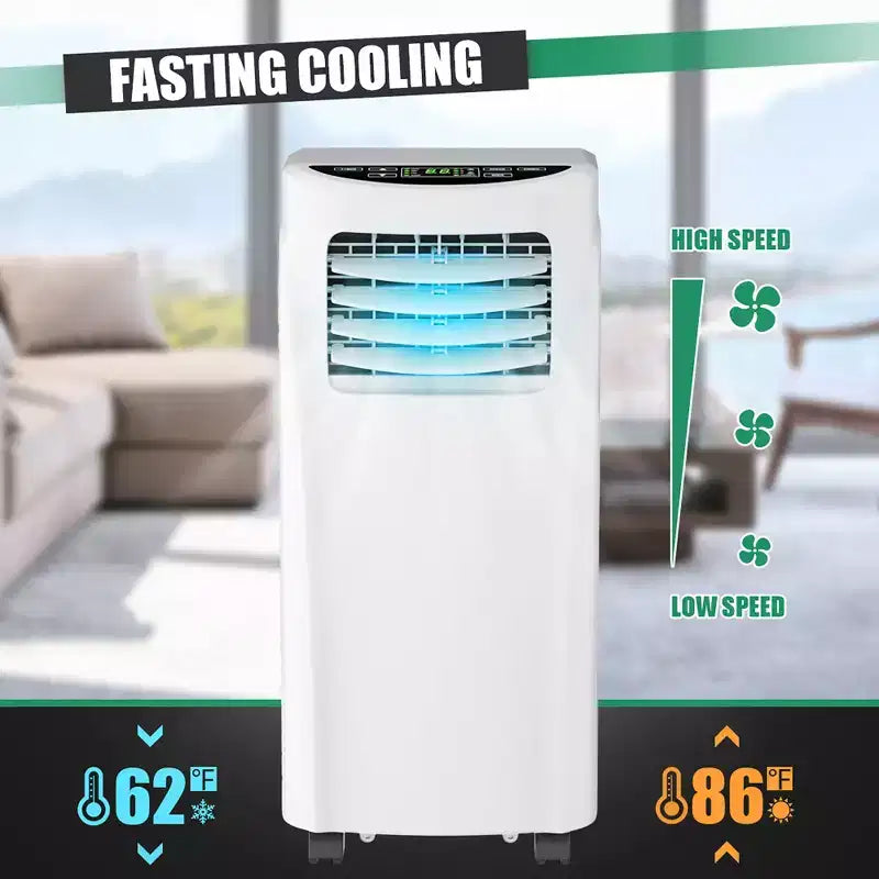 Costway Portable Air Conditioner & Dehumidifier Function Remote w/ Window Kit