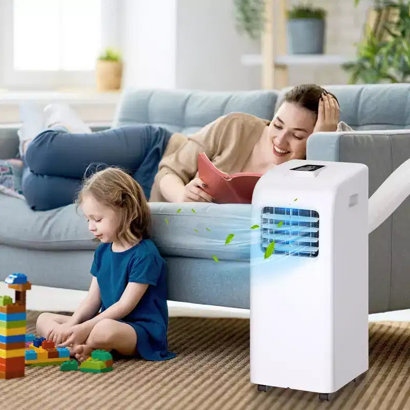 Costway Portable Air Conditioner & Dehumidifier Function Remote w/ Window Kit