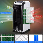 Costway Evaporative Portable Cooler Fan Anion Humidify W/ Remote Control
