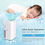 Costway Climatiseur portable 6350 BTU (9000 BTU ASHRAE) 3-en-1 ventilateur rafraîchisseur d'air déshumidificateur avec télécommande