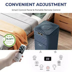 Costway 6000 BTU (10000 BTU ASHRAE) Portable Air Conditioner w/ Remote Control 3-in-1 Air Cooler w/ Drying