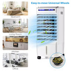 Costway 3-in-1 Evaporative Air Cooler Portable Air Cooling Fan w/ Fan & Humidifier