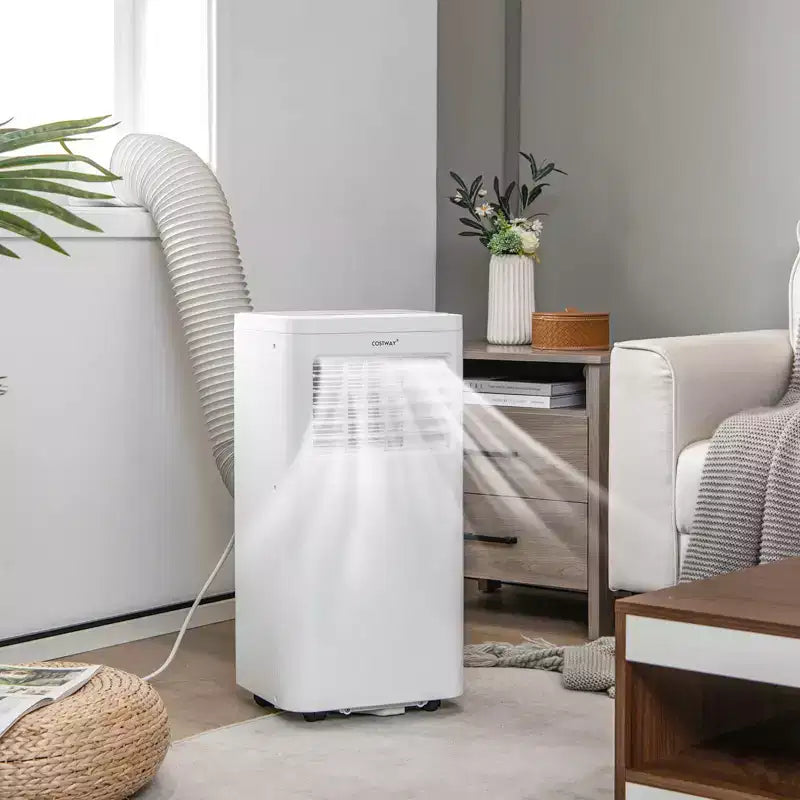 Costway 6000 BTU (10000 BTU ASHRAE) Portable Air Conditioner 3-in-1 AC Unit With Cool Dehum Fan Sleep Mode