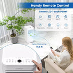 Climatiseur portable 8000 BTU Costway avec déshumidificateur et mode ventilateur, jusqu'à 23 m²