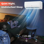 Climatiseur et Chauffage Split Mural Costway 9000 BTU avec Télécommande